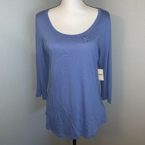 Coldwater Creek Scooped Neck Tee